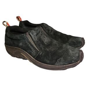 Merrell Jungle Moc Shoes Mens Size 14 Black Classic Slip On Comfort J60825